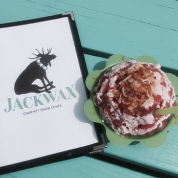 Jackwax - Happiness is a snowcone with toasted coconut on top! - Shaved Ice Near Me - Stowe, Vermont Jackwax - Happiness is a snowcone with toasted coconut on top! - Shaved Ice Near Me - Stowe, Vermont