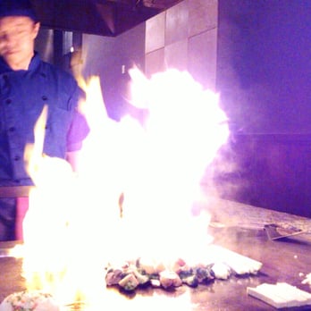 Ryu Sushi & Teppanyaki - The flame ball after the onion volcano show. - Japanese Near Me - Gilbert, Arizona Ryu Sushi & Teppanyaki - The flame ball after the onion volcano show. - Japanese Near Me - Gilbert, Arizona