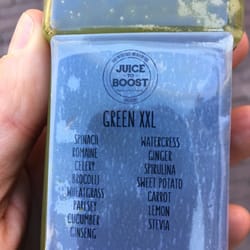 Juice to Boost - Super green en andere goede sappen. Open vanaf 8am