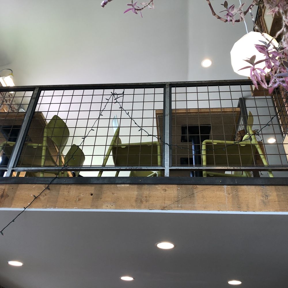 Laughing Planet - Looking up from the counter area - Vegan Near Me - Reno, Nevada Laughing Planet - Looking up from the counter area - Vegan Near Me - Reno, Nevada