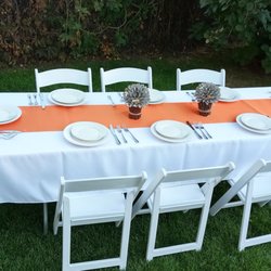 BC Event's Rentals - Thanksgiving Table and Chair Rentals.