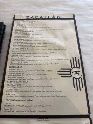 Menu photo 1 Zacatlán Restaurant Santa Fe, NM Menu photo 1 Zacatlán Restaurant Santa Fe, NM