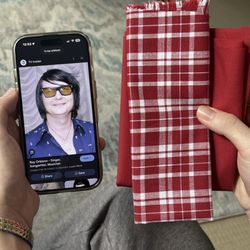Hobby Lobby - ROY ORBISON, accompanied by my fabric Belinda cut