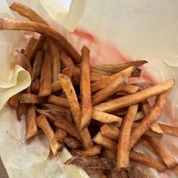 Hideout Burgers - Seasoned fries. A full order is a lot of fries. - Burgers Near Me - Mansfield, Texas