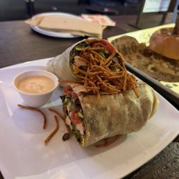 BBQ Chicken Salad Wrap - just ok