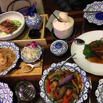 LaoTable - Pad Mee Prawn Noodles, Honey Roast Duck, Eggplant and Pork Belly - Laotian Near Me - San Francisco, California