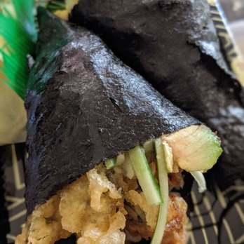 Wasabi & Ginger - Salmon skin hand rolls - Sushi Bars Near Me - San Francisco, California
