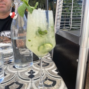 Margot - Non alcoholic drink for me. This is the garden 108 and it was refreshing and tasty but as far as mocktails go, not worth the $14 - Spanish Near Me - Culver City, California