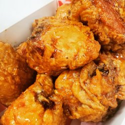 Daegu Chicken - Honey whole chicken. Half box