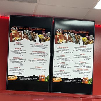 That's My Dog - Hanging menu - Hot Dogs Near Me - Katy, Texas That's My Dog - Hanging menu - Hot Dogs Near Me - Katy, Texas