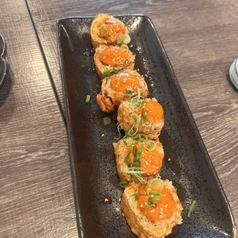 Rice - Crunchy Dynamite Roll (vegan) - Japanese Near Me - Manhattan Beach, California Rice - Crunchy Dynamite Roll (vegan) - Japanese Near Me - Manhattan Beach, California