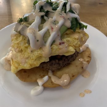 Morning Ritual - Huevos Rancheros was very enjoyable, with egg, black bean hummus, hash browns, avo, lime chipotle creama. Very fresh, light, and delicious! - Coffee & Tea Near Me - Columbus, Ohio