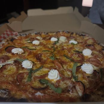 Pie On The Fly - Spicy Vodkaroni - Pizza Near Me - El Cerrito, California Pie On The Fly - Spicy Vodkaroni - Pizza Near Me - El Cerrito, California