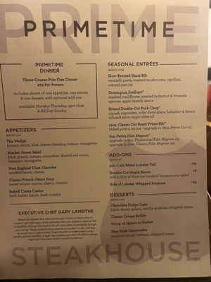 Menu photo 2 David Burke Prime Mashantucket, CT