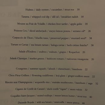 Juliet - Menu - French Near Me - Culver City, California Juliet - Menu - French Near Me - Culver City, California