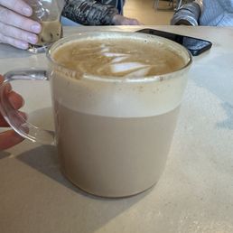 hot vanilla latte!