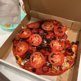 Bruno's Pizza - Veggie with pepperoni pizza - Pizza Near Me - Longview, Washington