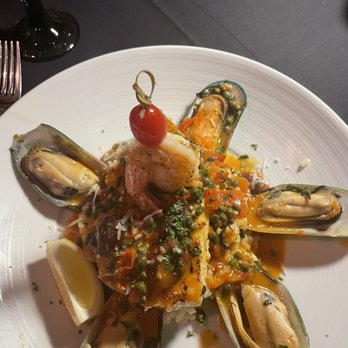 Amore Ristorante - Halibut & risotto - Seafood Near Me - Montgomery, Texas Amore Ristorante - Halibut & risotto - Seafood Near Me - Montgomery, Texas