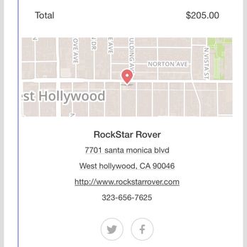 RockStar Rover - Proof of my gift receipt transaction which RockStar Rover are illegally refusing to honor - I also have the physical unused gift certificate - Pet Groomers Near Me