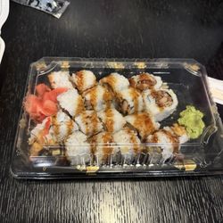 Quickway Japanese Hibachi - Shrimp Tempura Roll Cheesesteak roll.