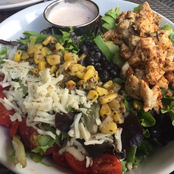 Square Root - Blackened chicken Cobb salad without tobacco onions, chipotle ranch dressing - American Near Me - Brevard, North Carolina