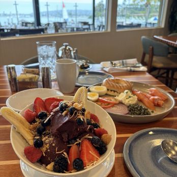 Dockside 1953 - Acai Bowl with Smoked Salmon & Bagel - Seafood Near Me - San Diego, California Dockside 1953 - Acai Bowl with Smoked Salmon & Bagel - Seafood Near Me - San Diego, California