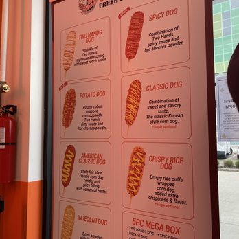 Two Hands Fresh Corn Dogs - Menu - Hot Dogs Near Me - Troy, Michigan