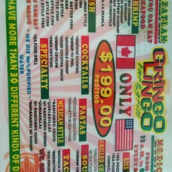 Gringo Lingo - All you can eat menu; great deal.