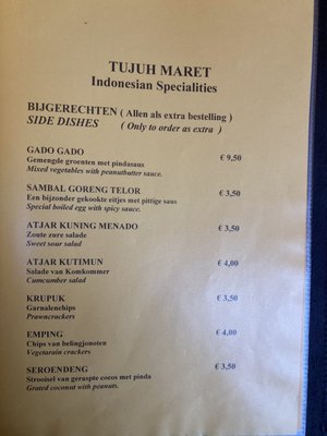 Menu photo 5 Tujuh Maret Amsterdam, NH Menu photo 5 Tujuh Maret Amsterdam, NH