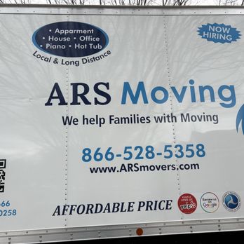 ARS Movers - Contact info from side of truck. - Movers Near Me