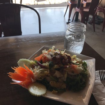 Thailander - Chicken lemongrass salad....substitute shrimp for $3. - Thai Near Me - Hillsboro, Oregon Thailander - Chicken lemongrass salad....substitute shrimp for $3. - Thai Near Me - Hillsboro, Oregon