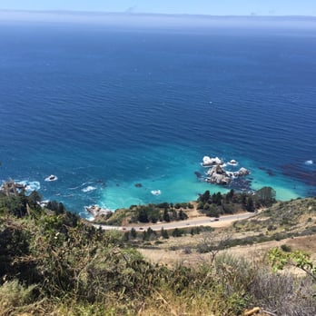 Ewoldsen Trail - Down we go with ocean views. - Hiking Near Me - Big Sur, California