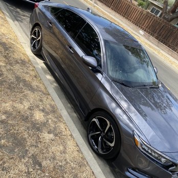 Midnight Window Tint - 2020 Honda Accord Sport.  Ceramic Tint - Limo Tint all around! - Car Window Tinting Near Me - Lancaster, California
