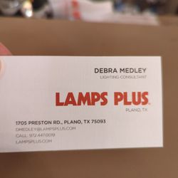 Lamps Plus - Excellent service Tell her Guy sent you