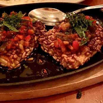 Oleana Restaurant - Feta Cheese Saganaki | Sunflower Seeds, Red Pepper Ezme, Honey [16] - Turkish Near Me - Cambridge, Massachusetts