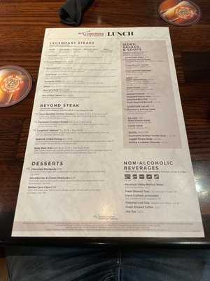 Menu photo 5 LongHorn Steakhouse Tucson, AZ Menu photo 5 LongHorn Steakhouse Tucson, AZ