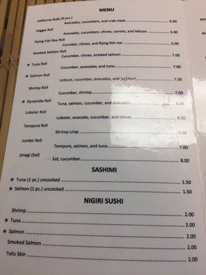 Menu photo 1 Soon Han's Sushi New Minas, NS Menu photo 1 Soon Han's Sushi New Minas, NS
