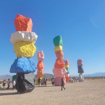 Seven Magic Mountains - Public Art Near Me - Las Vegas, Nevada Seven Magic Mountains - Public Art Near Me - Las Vegas, Nevada