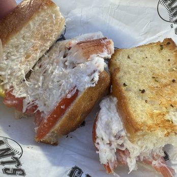 Crazy Crab'z - Sandwich innards - Seafood Near Me - San Francisco, California