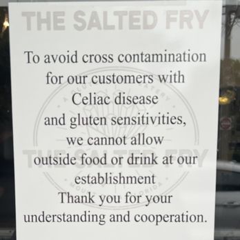 The Salted Fry - Sign - Gluten-Free Near Me - Mount Dora, Florida The Salted Fry - Sign - Gluten-Free Near Me - Mount Dora, Florida