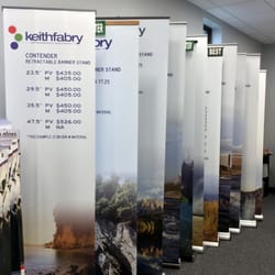 Keith Fabry - Large selection of banner stands and other displays.