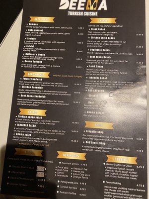 Menu photo 6 Deema Fort Wayne, IN