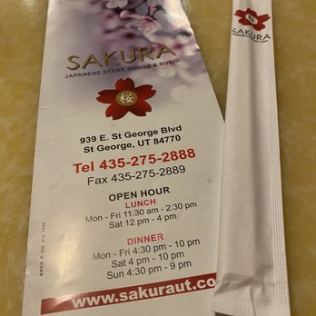 Sakura - Japanese Near Me - St. George, Utah