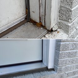 Coffman Doors - Before-top Bottom-after