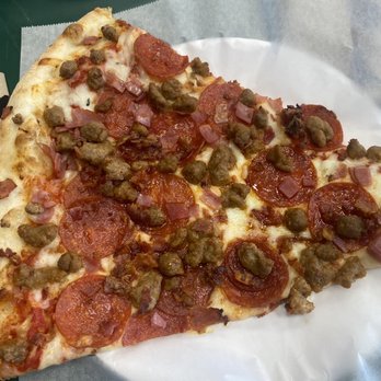 Lazzara's Pizza & Subs - Meat lovers pizza - Pizza Near Me - Emerald Isle, North Carolina
