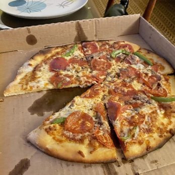 Antics Pizza - Pepperoni, anchovy, and green pepper pizza. - Pizza Near Me - Hilo, Hawaii