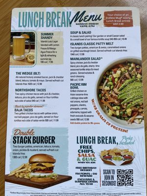 Menu photo 1 Islands Restaurant Irvine, CA