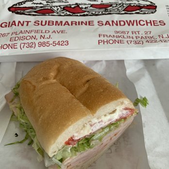Tastee Sub Shop - Honey Roasted Turkey Sub with the bag. - Delis Near Me - Edison, New Jersey