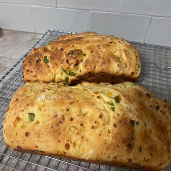 Breadworks - two pieces of bread on a cooling rack - Desserts Near Me