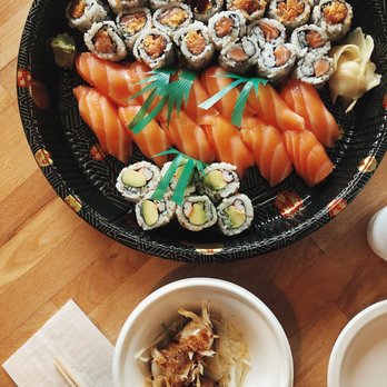 RAWR Sushi - Party platter ($40) and takoyaki ($4) - Sushi Bars Near Me - Springfield, Virginia